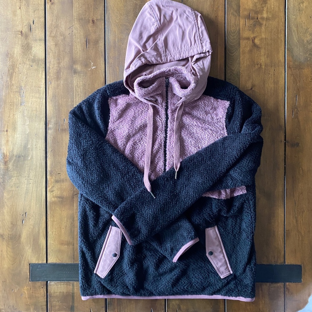 Women's Small 1/4 Zip Marmot Fleece Hoodie